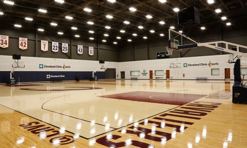 Fisher Lighting and Controls GE Lights Up Cleveland Cavaliers (Cavs) Practice Facility with Albeo High Bay LED Fixtures