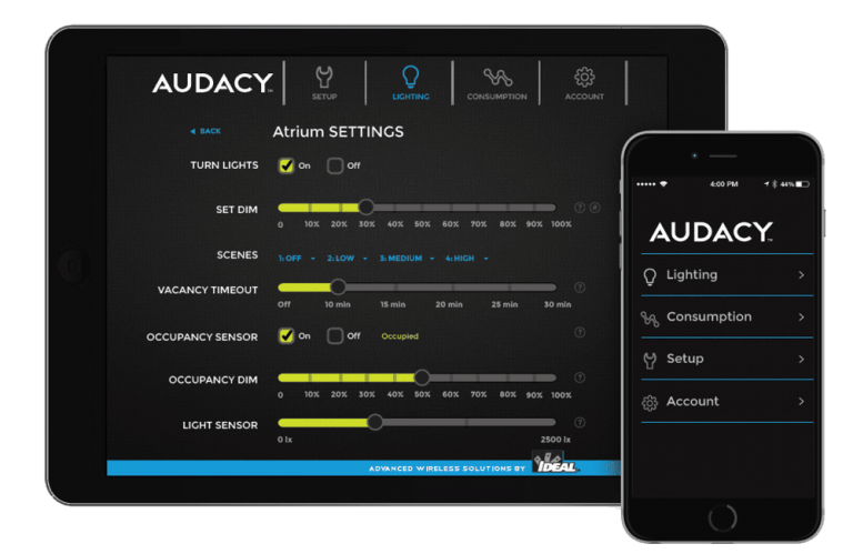 Audacy Wireless Lighting Control | Fisher Lighting and Controls