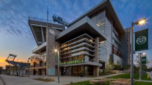Fisher Lighting and Controls Audacy Denver Broncos Mile High Colorado State University Rams CSU Auditorium App